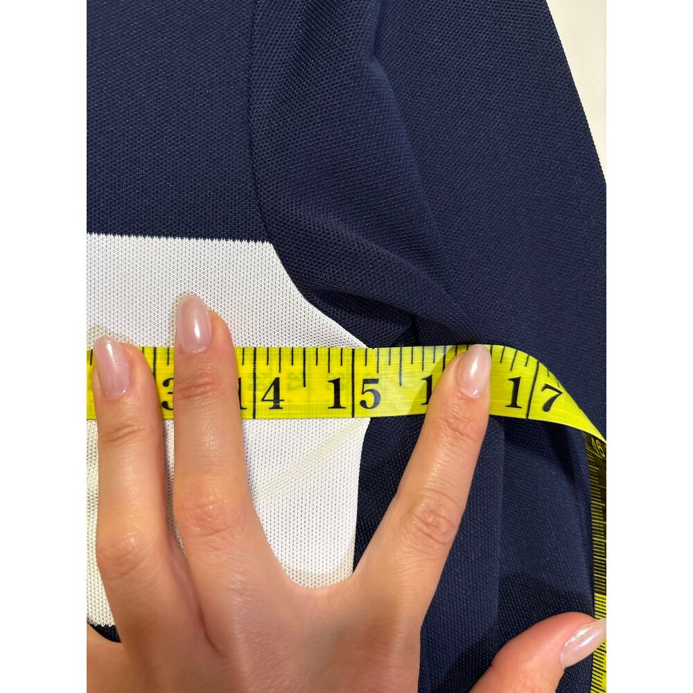 Polo Ralph Lauren Boys M 10-12 AO Australian Open Long Sleeve Polo Shirt Navy RL - Picture 3 of 6